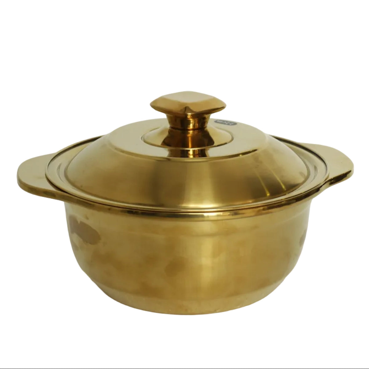 Korean Style Serving Bowl with Lid 22cm Golden at Zubaidas Homestore No 1 Homestore in Pakistan