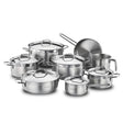 Korkmaz Alfa Grande 14 Pcs Stainless Steel Cookware Set at Zubaidas Homestore