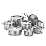 Korkmaz Alfa Grande 14 Pcs Stainless Steel Cookware Set at Zubaidas Homestore