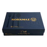 Korkmaz Delta 84 Piece Cutlery Set 18/10 Stainless Steel at Zubaidas Homestore Pakistan