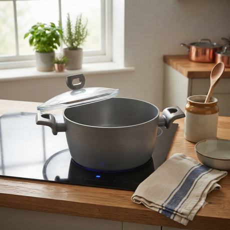 Korkmaz Nora Non Stick Ceramic Pot with Glass Lid at Zubaidas Homestore Pakistan