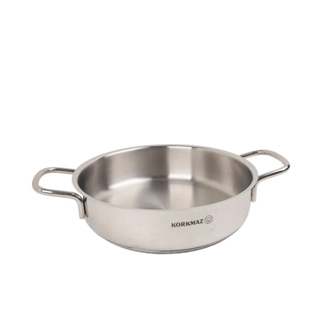 Korkmaz Perla Stainless Steel Casserole 22cm at Zubaidas Homestore. No#1 Homestore In Pakistan