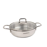 Korkmaz Perla Stainless Steel Casserole 22cm at Zubaidas Homestore. Best For Home Shopping Online Pakistan 
