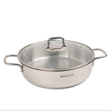 Korkmaz Perla Stainless Steel Casserole Pot 26cm at Zubaidas Homestore Online Pakistan