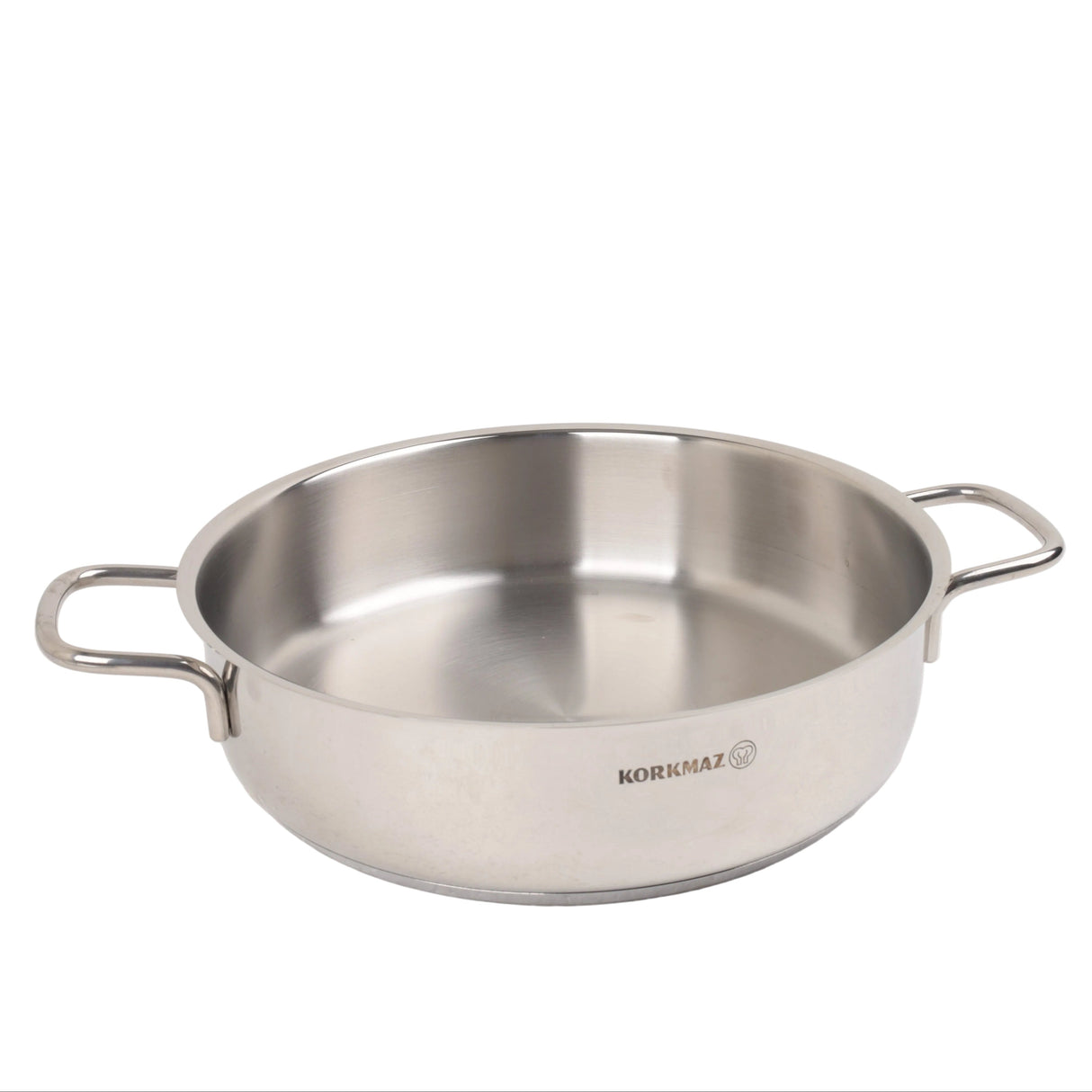 Korkmaz Perla Stainless Steel Casserole Pot 26cm at Zubaidas Homestore. Most Trusted Homestore For Home Shopping