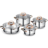 Korkmaz Rosanna Cookware Set 8 Pieces at Zubaidas Homestore
