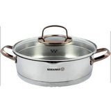 Korkmaz Rosanna Cookware Set 8 Pieces at Zubaidas Homestore Online Pakistan