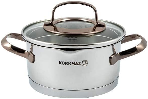 Korkmaz Rosanna Cookware Set 8 Pieces at Zubaidas Homestore - The Biggest Collection of Cookware Sets in Pakistan