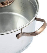 Korkmaz Rosanna Cookware Set 8 Pieces at Zubaidas Homestore The Largest Collection of Kitchenware Products in Pakistan