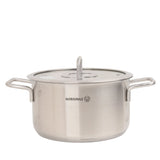 Korkmaz Stainless Steel Casserole Stella Pot 20x11cm at Zubaidas Homestore. Largest Homestore in Pakistan