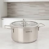 Korkmaz Stainless Steel Casserole Stella Pot 24cm at Zubaidas Homestore