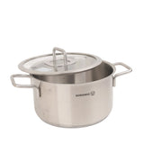 Korkmaz Stainless Steel Casserole Stella Pot 24cm at Zubaidas Homestore Pakistan