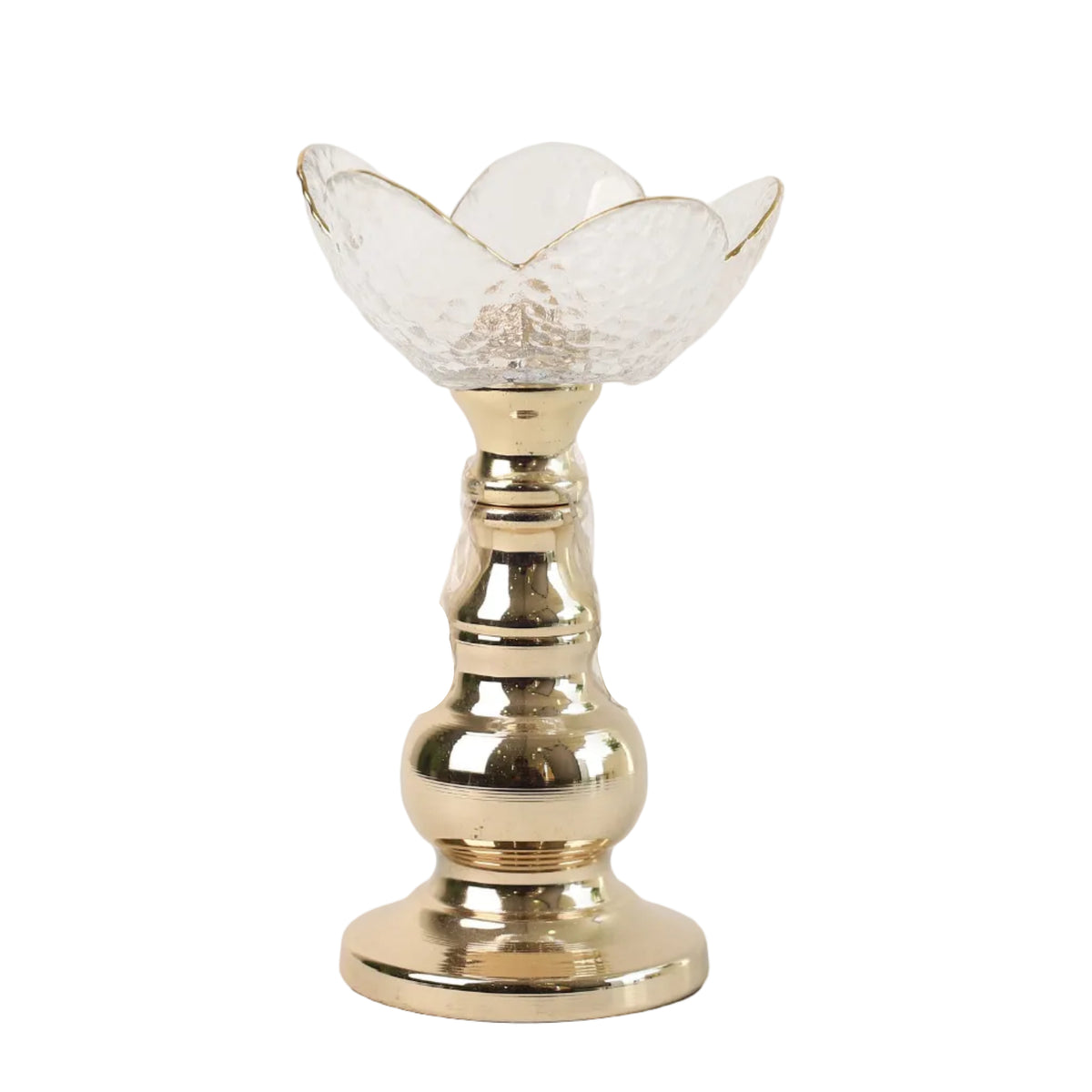 Lotus Top Candle Stand at Zubaidas Homestore - The Largest Collection of Decor In Pakistan