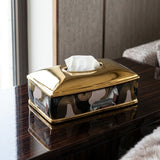 Luxury Art Deco Ceramic Tissue Box at Zubaidas Homestore