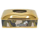 Luxury Art Deco Ceramic Tissue Box at Zubaidas Homestore Pakistan