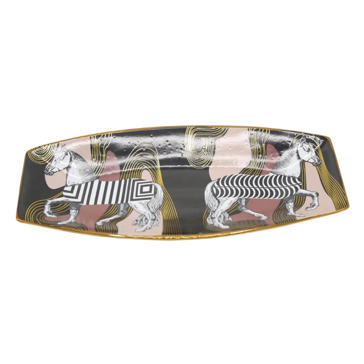Luxury Art Deco Ceramic Tray at Zubaidas Homestore Pakistan