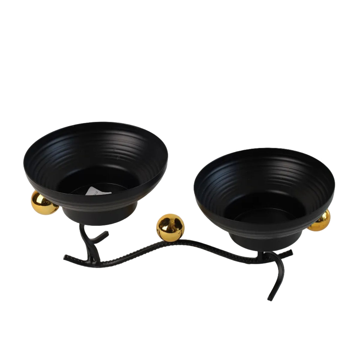 Luxury Black and Gold Twin Container Decor Set at Zubaidas Homestore - The Largest Collection of Decor In Pakistan