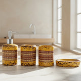 Luxury Ceramic 4 Pieces Bathroom Set at Zubaidas Homestore. Online Pakistan