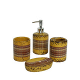 Luxury Ceramic 4 Pieces Bathroom Set at Zubaidas Homestore. Largest Homestore In Pakistan