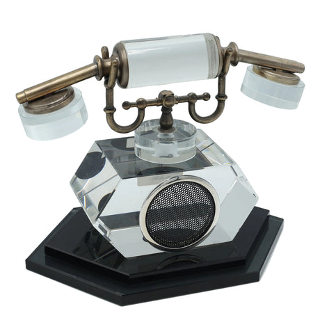 Luxury Crystal Vintage Telephone Decor Showpiece at Zubaidas Homestore Pakistan