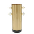 Luxury Metal Vase with Crystal Accents at Zubaidas Homestore Pakistan