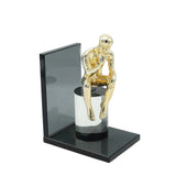 Luxury Metallic Golden Figure with Crystal Base at Zubaidas Homestore - The Biggest Collection of Sculptures and Figurines in Pakistan