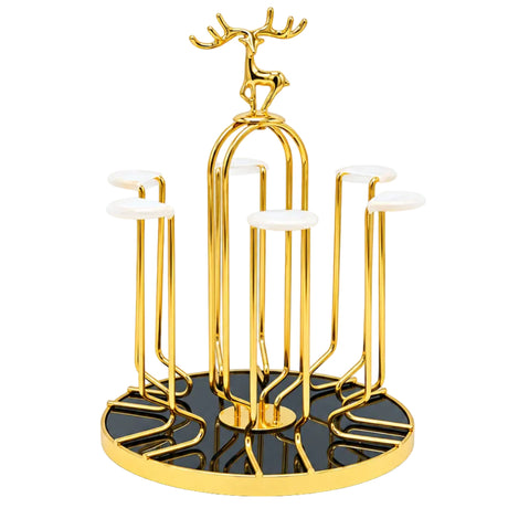 Luxury Reindeer Topper Mug Tree Holder Gold at Zubaidas Homestore Pakistan