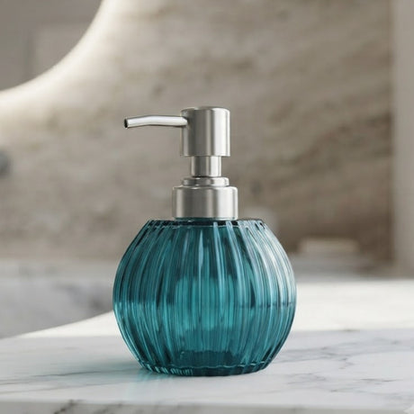 Luxury Teal Blue Soap Dispenser 200ml at Zubaidas Homestore. Online Pakistan