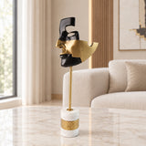 Masquerade Table Black Gold Face Mask at Zubaidas Homestore