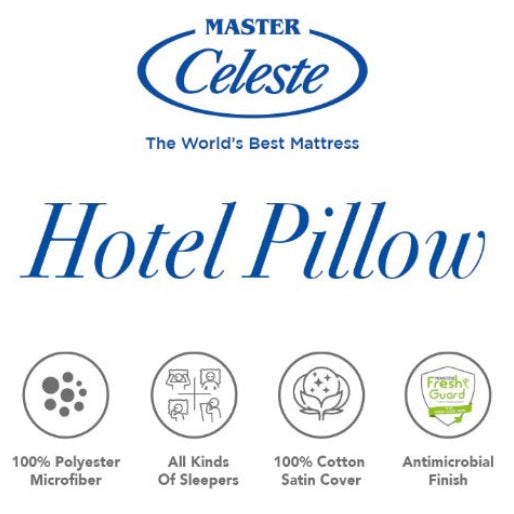 Master Celeste Hotel Pillow at Zubaidas Homestore Pakistan