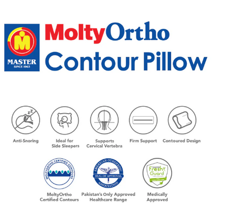 Master Contour Pillow at Zubaidas Homestore Pakistan