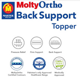 Master MoltyOrtho Back Support Topper at Zubaidas Best Online Home Shop in Pakistan