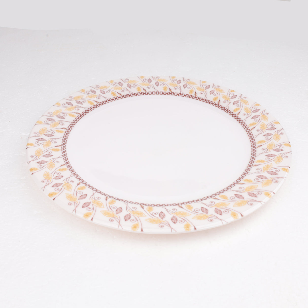 Melamine Leaf Pattern Dinner Plate at Zubaidas Homestore Pakistan
