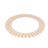 Melamine Print Golden Stripe Oval Serving Plate at Zubaidas Homestore Pakistan
