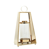 Metal Candle Lantern 3 Pieces Set Golden at Zubaidas Homestore - The Largest Collection Of Decor In Pakistan