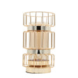 Metal Frame Decorative Vase Golden at Zubaidas Homestore Pakistan