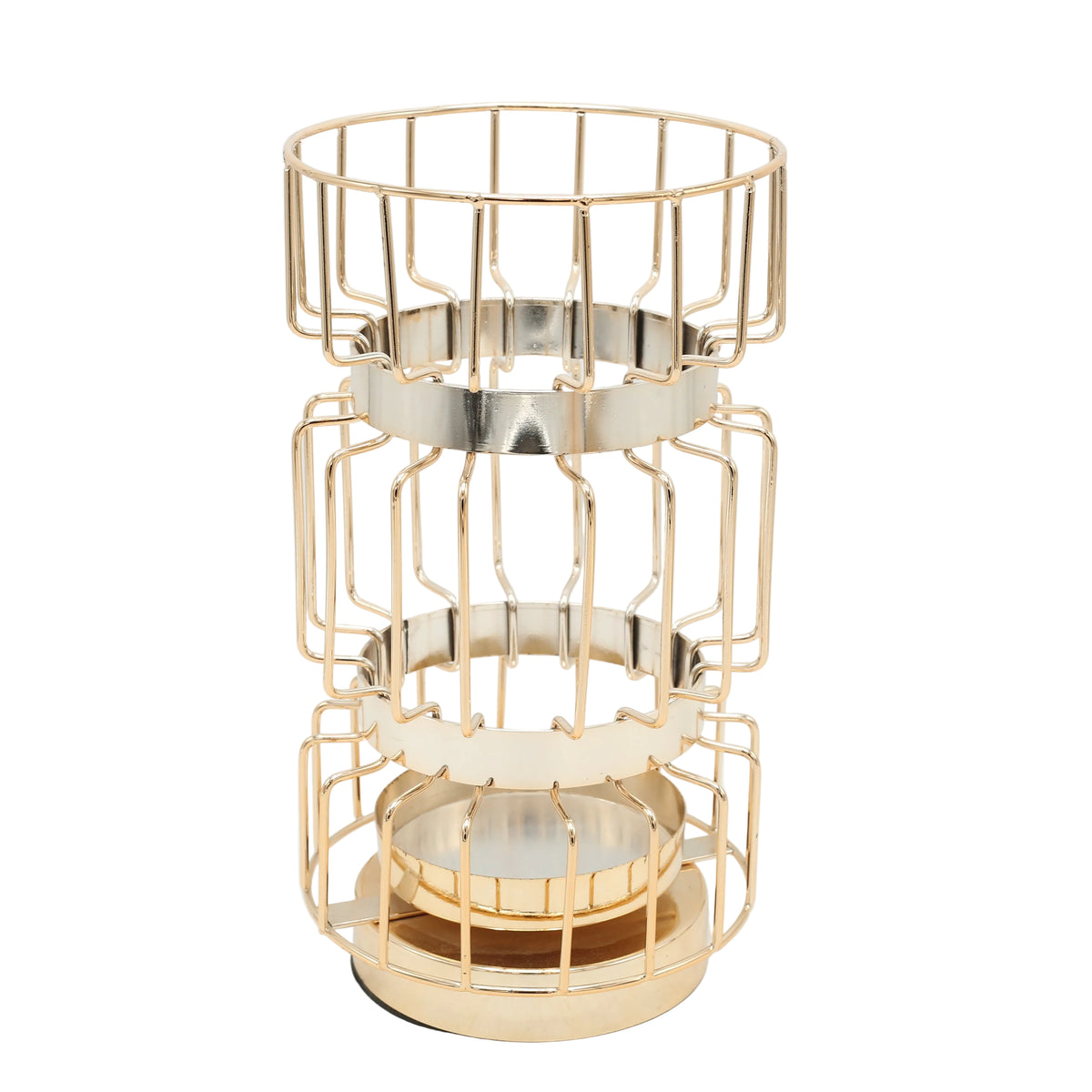 Metal Frame Decorative Vase Golden at Zubaidas Homestore - The Largest Collection Of Decor In Pakistan