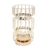 Metal Frame Decorative Vase Golden at Zubaidas Homestore - The Largest Collection Of Decor In Pakistan