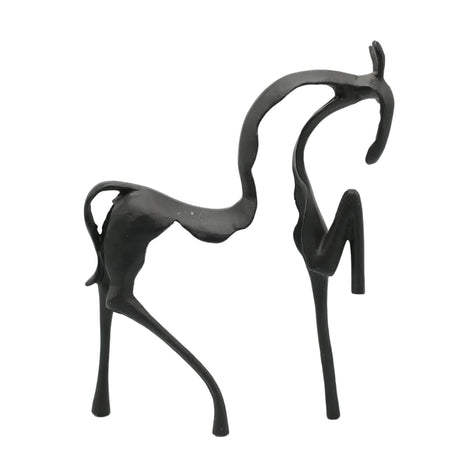 Metal Horse Sculpture Black at Zubaidas Homestore Pakistan