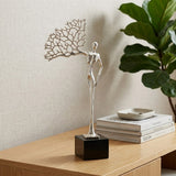 Metallic Tree Figure Statue at Zubaidas Homestore 