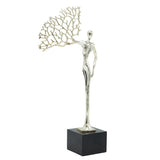Metallic Tree Figure Statue at Zubaidas Homestore - House of The Biggest Collection of Decor in Pakistan