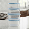 Micronware Food Storage Container Round Pack of 4 at Zubaidas Homestore 