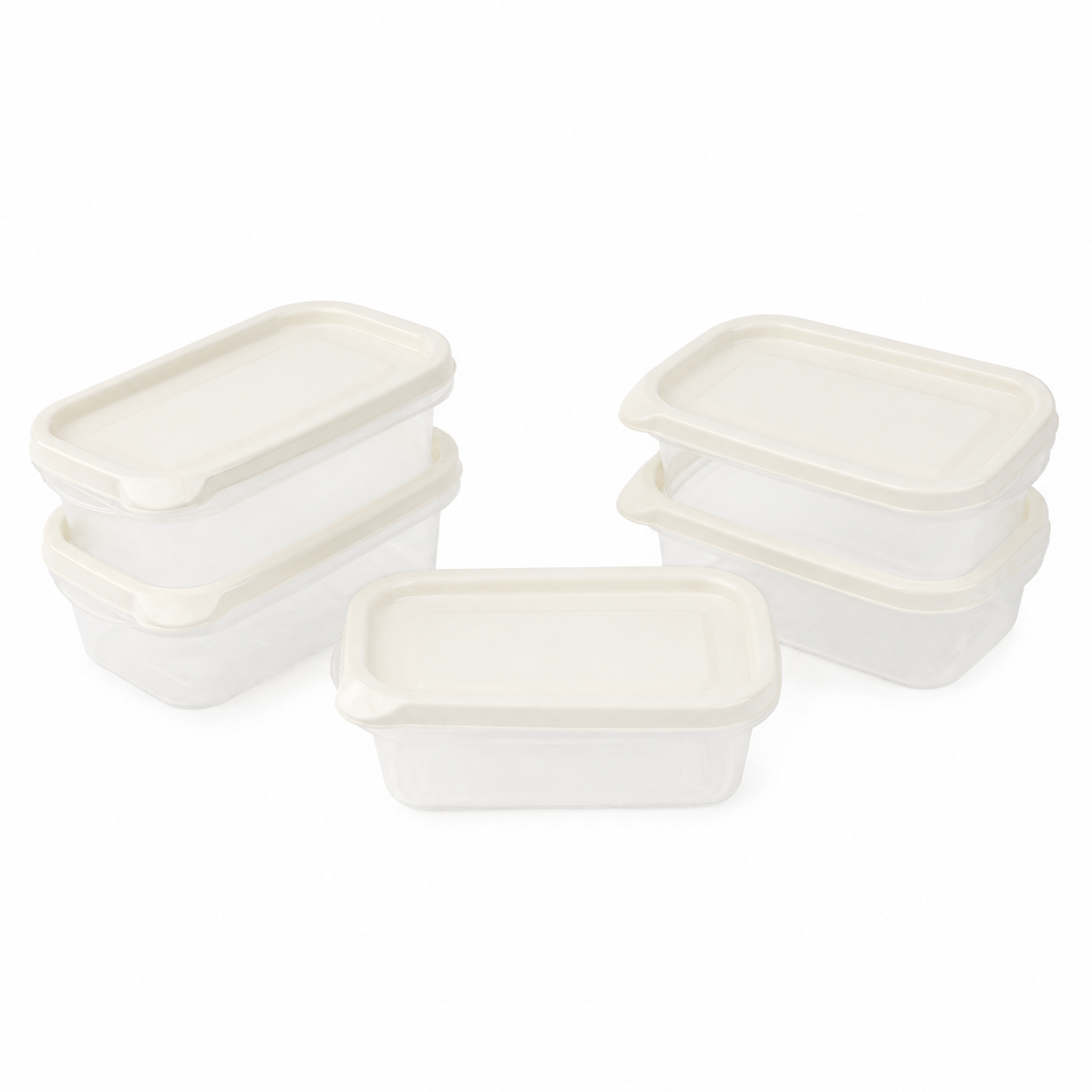 Micronware Rectangle Food Storage Container Pack of 5 at Zubaidas Homestore Pakistan