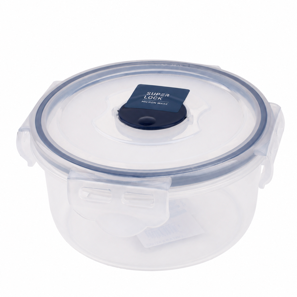 Micronware Super Lock Food Storage Container Round 600ml at Zubaidas Homestore Pakistan