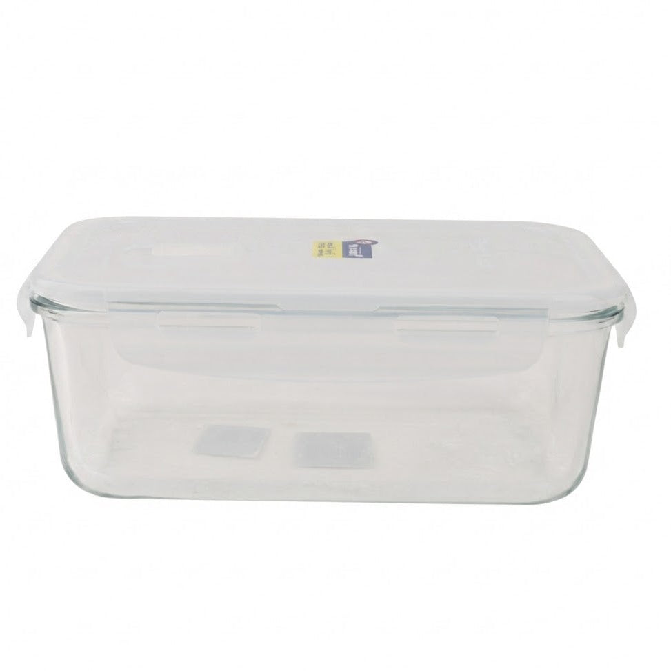 Micronware Super Lock Glass Rectangle Food Storage Container 1570ml at Zubaidas Homestore Pakistan