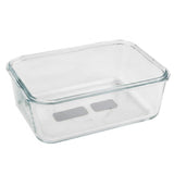 Micronware Super Lock Glass Rectangle Food Storage Container 1570ml at Zubaidas Homestore. The Biggest Homestore in Pakistan 
