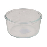 Micronware Super Lock Glass Round Food Storage Container 800ml at Zubaidas Homestore. The Biggest Homestore in Pakistan