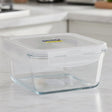 Micronware Super Lock Glass Square Food Storage Container 950ml at Zubaidas Homestore