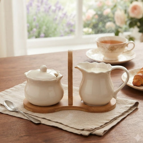 Pedestal Fruit Bowl Medium White Ceramic at Zubaidas Homestore Pakistan