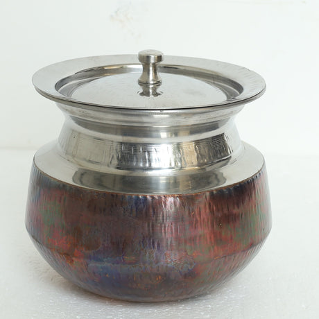 Mini Stainless Steel Daig with Copper Base at Zubaidas Homestore Pakistan